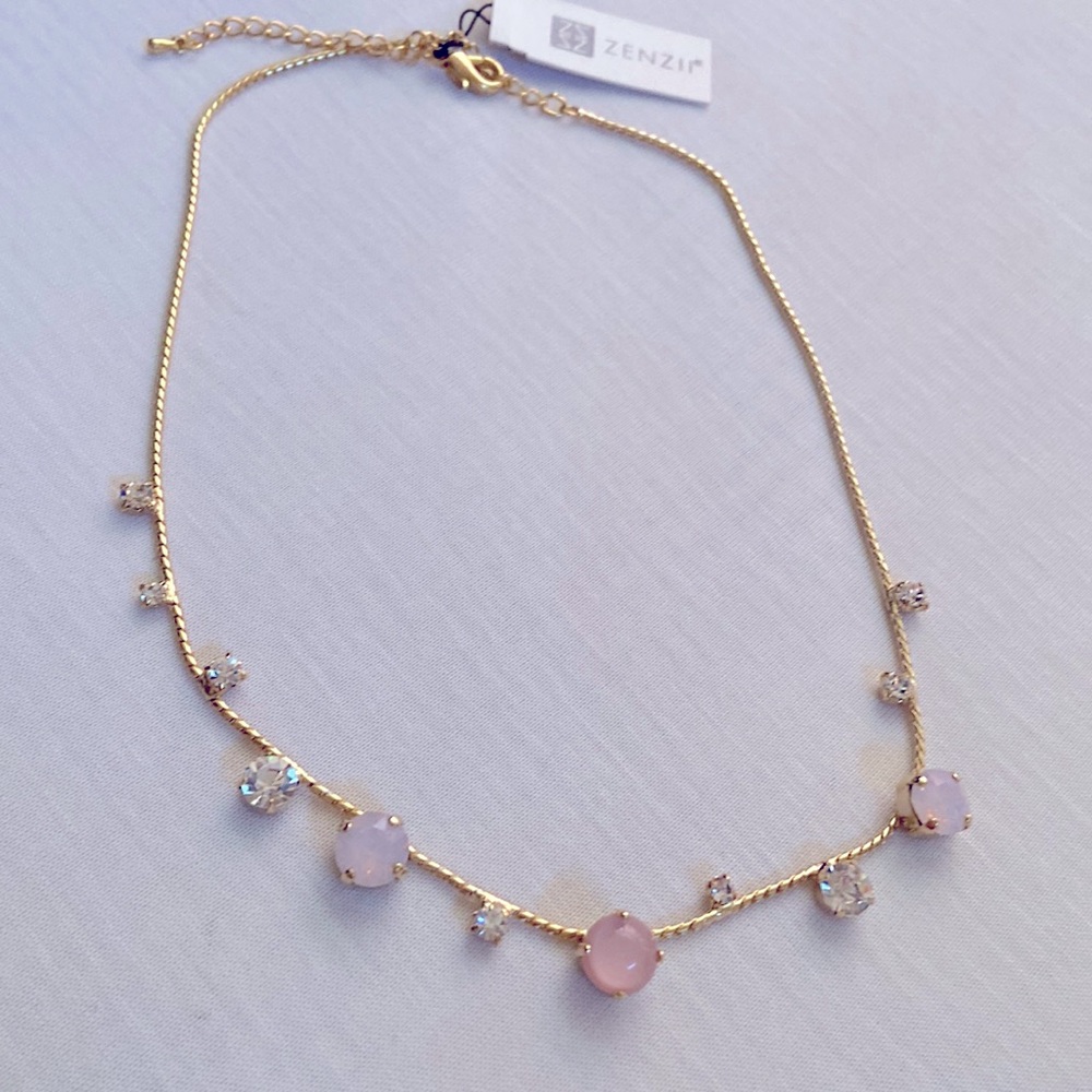 Zenzii pink necklace